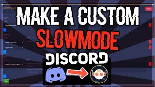 How To Set A Discord Custom Channel Slowmode Time [upl. by Eniamsaj846]