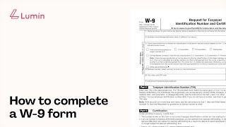 How to fill out and complete tax form W9  Tax 2024 [upl. by Marcell146]