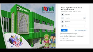 CARA HOSTING RDM RAPORT DIGITAL MADRASAH [upl. by Yvad718]