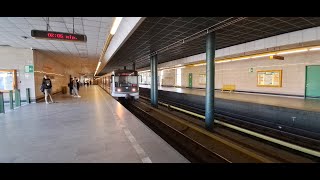 Metro na Lince B v Úseku Černý Most  Zličín [upl. by Lavud800]