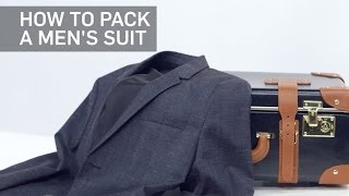 How to Easily Pack a Suit amp Not Wrinkle It  Travel  Leisure [upl. by Ydassac]