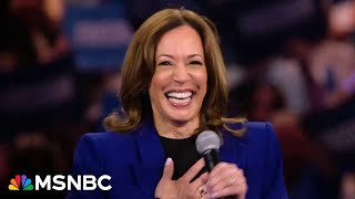 SEE HISTORY Kamala Harris nominated in musicthemed energetic roll call vote at DNC [upl. by Onabru]