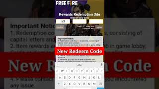 FREE FIRE REDEEM CODE TODAY  FF REWARDS REDEEM CODE  FF REDEEM CODE TODAY [upl. by Eirrehs]