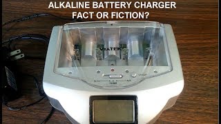 Alkaline Battery Recharger Viatek RE02 Fact or Fiction [upl. by Saraann]