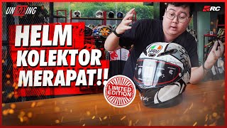 HELM MOTIF PEMBALAP LIMITED EDITION🔥❗️ AGV PISTA GP RR JOAN MIR WINTER TEST 2021  RC UNBOXING [upl. by Esdras919]