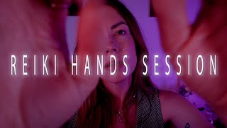 Reiki Hand Movements Session  ASMR [upl. by Adnohsor]