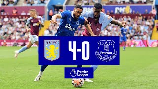 PREMIER LEAGUE HIGHLIGHTS ASTON VILLA 40 EVERTON [upl. by Mount]