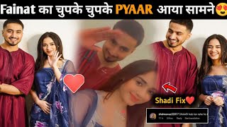 Fainat का चुपके चुपके PYAAR आया सामने 😍 Faisu and jannat zubair Love Moment Fainat Marriage [upl. by Slyke]