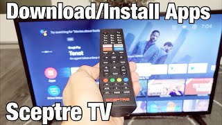 Sceptre Smart TV How to DownloadInstall Apps [upl. by Buehrer]