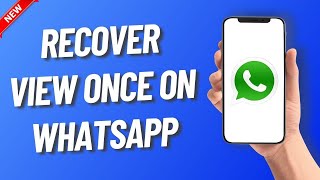 How to Recover Whatsapp View Once Photo Simple Trick [upl. by Eirrem845]