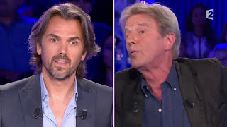 Clash A Caron  Bernard Kouchner  On nest pas couché le 27 septembre 2014 ONPC [upl. by Leilamag]