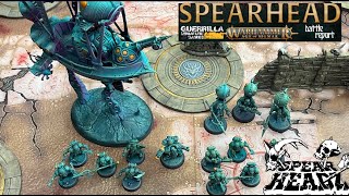 Age of Sigmar SPEARHEADZ  Skaven vs Kharadron Overlords [upl. by Jacynth]