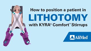 How to position a patient in lithotomy with KYRA® Comfort™ Stirrups [upl. by Trevlac408]