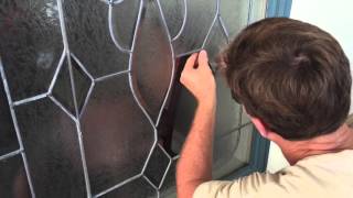 How to repair leaded glass window [upl. by Odicalp308]