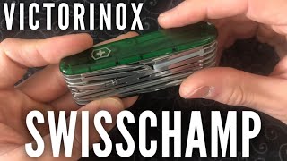 Victorinox SwissChamp Swiss Army Knife Multitool Review [upl. by Iahs]