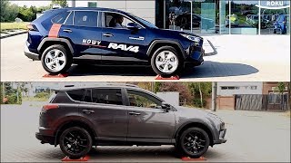 SLIP TEST  Toyota RAV4 AWD  gen V vs gen IV  4x4testsonrollers [upl. by Cirderf]