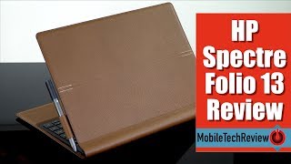 HP Spectre Folio 13 Review  Leather 2in1 Laptop [upl. by Flynn902]