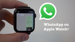 NEW WhatsApp for your Apple Watch [upl. by Ilohcin]