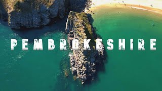 Pembrokeshire Wales 4K Cinematic Drone Video [upl. by Innavoij]