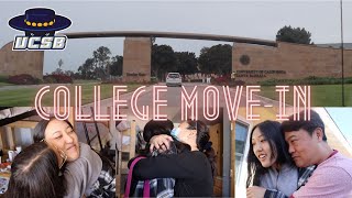 college dorm MOVE IN VLOG  UCSB dorm tour dining commons tour emotional moments [upl. by Lamphere339]