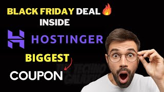 Hostinger Coupon Code  BEST Hostinger Black Friday Coupon Code 2024 [upl. by Aubin505]