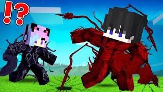 😱 CARNAGE Speedrunner vs VENOM Hunter in Minecraft [upl. by Hessler]