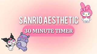 Sanrio aesthetic  30 minute timer [upl. by Siravart]