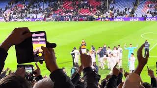 Spurs fan amp players celebrating ￼after beating Palace [upl. by Alig]