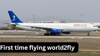 ✈ Trip report  World2fly A330  Jet2 holiday flight  Manchester  Dalaman ✈ [upl. by Theodosia]