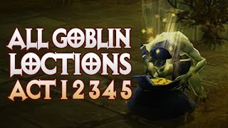 Diablo 3 PETS  MENAGERIST  RAINBOW GOBLIN WHIMSYDALE  ALL LOCATIONS [upl. by Gnoh]