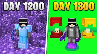 I Survived 1300 Days in HARDCORE Minecraft [upl. by Allare]