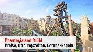 Phantasialand Preise und Öffnungszeiten 2022 [upl. by Lenad]