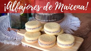 RECETA DE ALFAJORES DE MAICENA la que uso para vender en mi emprendimiento [upl. by Erline]