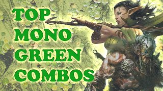 Top 10 Mono Green Commander EDH Combos 005 [upl. by Nyral]