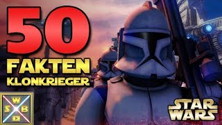 STAR WARS 50 krasse Fakten über die KLONKRIEGER der Republik [upl. by Russell281]