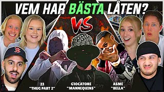 VEM HAR BÄSTA LÅTEN G1ocatore 23 Asme  Swedish Rap Reaction  69 [upl. by Nodnarb554]