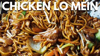 How to Make Chinese Chicken Lo Mein  Restaurant Quality Recipe  Wally Cooks Everything [upl. by Lorrin945]