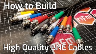 How to crimp high quality BNC Connectors [upl. by Vanda919]