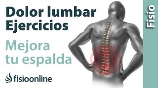 ¿Dolor lumbar Mejora tu espalda con este ejercicio [upl. by Shiroma]