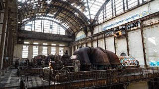 Exploring an Abandoned Power Plant  MASSIVE Turbine Hall [upl. by Leund]