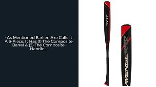 Review Axe Avenge Pro BBCOR Baseball Bat L146J [upl. by Nymzaj986]