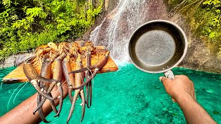 GIANT FRESHWATER PRAWN CATCH AND COOK [upl. by Notyard154]