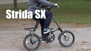 Strida SX Folding Bicycle Test Ride [upl. by Anavas206]