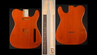 Telecaster Warmoth and Tonerider Pickups  Building Story [upl. by Akiras]