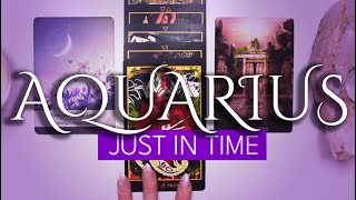 AQUARIUS TAROT READING  quotA CRITICAL TIMELINE UNTIL YOUR BIRTHDAYquot JUST IN TIME [upl. by Dionysus]