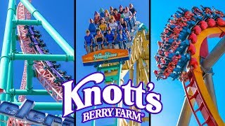 Top 10 Fastest Rides amp Roller Coasters at Knotts Berry Farm [upl. by Nelyk]