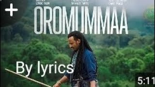 Ittiqaa Tafarii Oromummaa By Lyrics New Ethiopian Afaan Oromoo music 🎶🎵 [upl. by Drageruaeb]