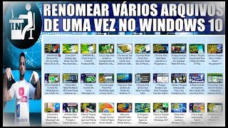 Como Renomear Vários Arquivos de Uma Só Vez no Windows 10 [upl. by Akit]