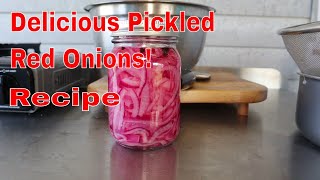 How To Pickle Red Onions [upl. by Yrolam796]