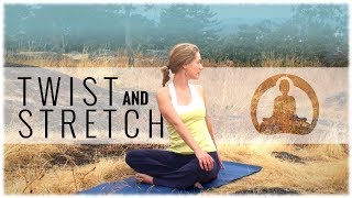 Hatha Yoga with Melissa Krieger Twist and Stretch [upl. by Anovad]